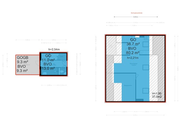 Floorplan - Ophelialaan 95B, 1431 HC Aalsmeer